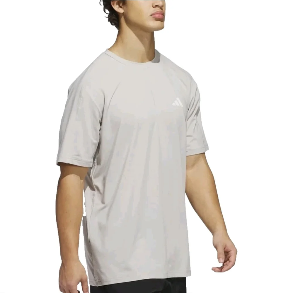 NWT Adidas Men's‎ Short Sleeve Active Tee Beige M
